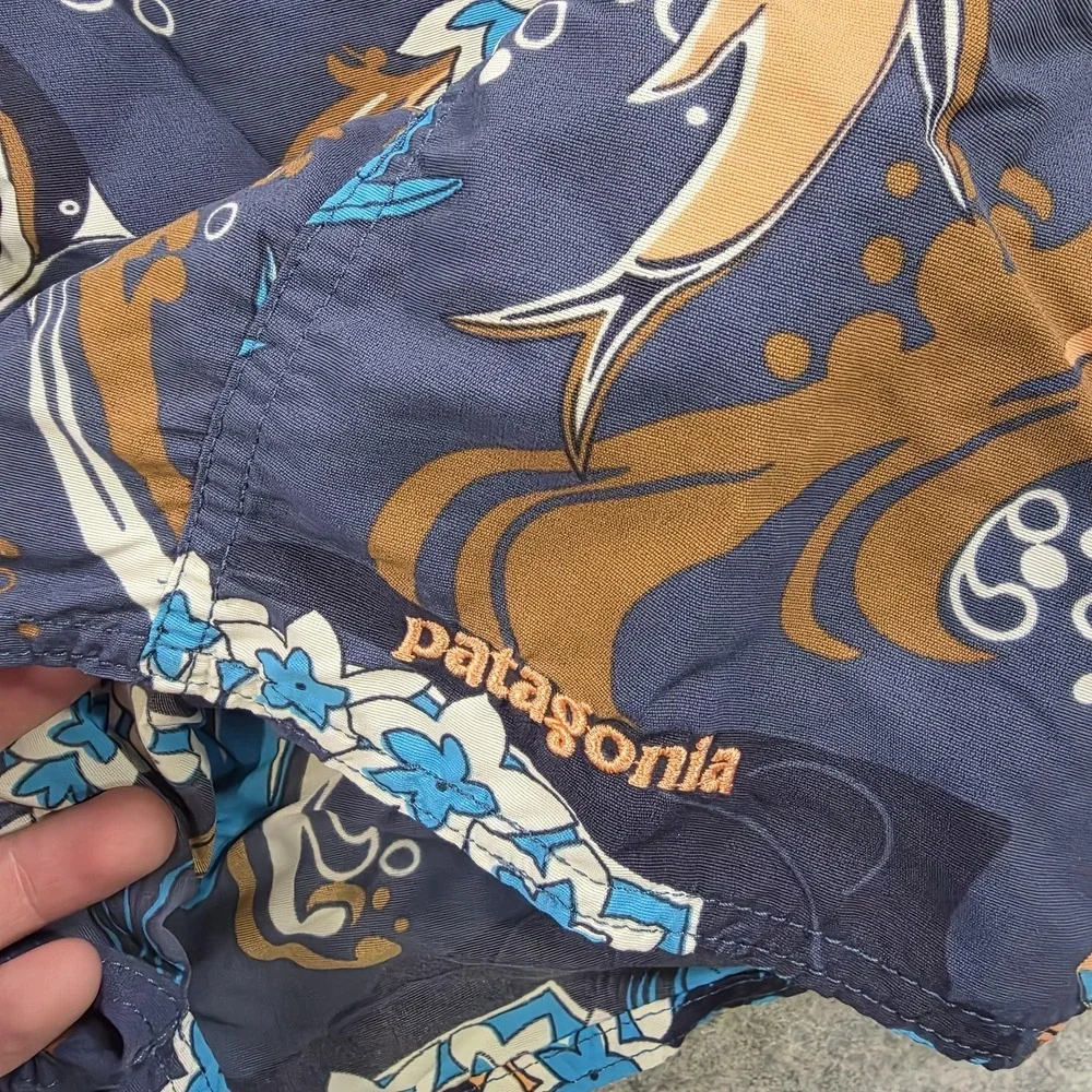 Patagonia Swim Trunks Mens‎ 32 Multicolor Tropical Fish Hawaiian Board Shorts